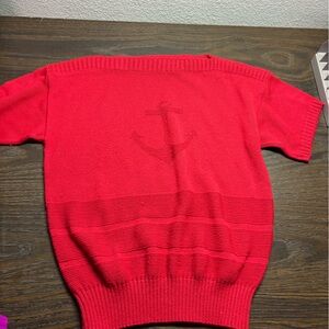 Vintage Keneth Too 70s Nautical Knit Sweater Made in USA